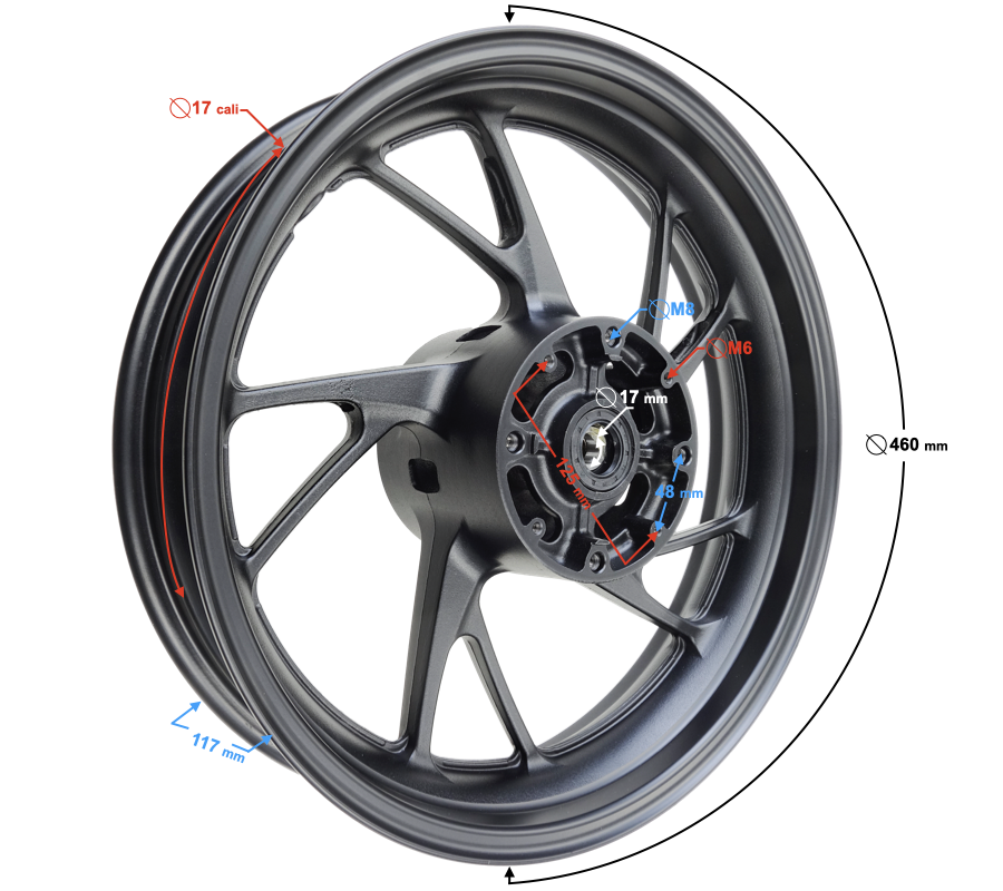 Velg (Achter)  GT 125cc